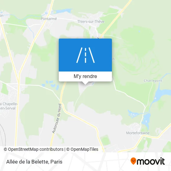 Allée De La Belette plan