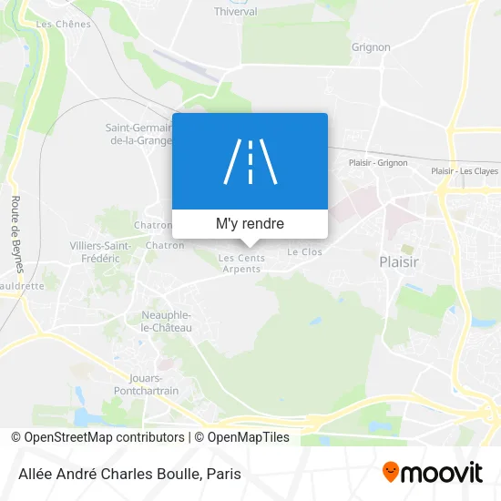 Allée André Charles Boulle plan