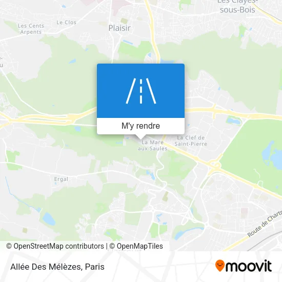Allée Des Mélèzes plan