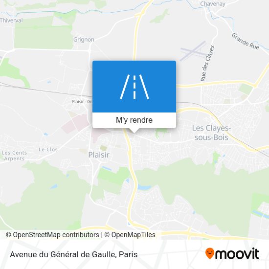 Avenue du Général de Gaulle plan