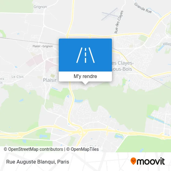 Rue Auguste Blanqui plan