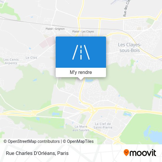 Rue Charles D'Orléans plan