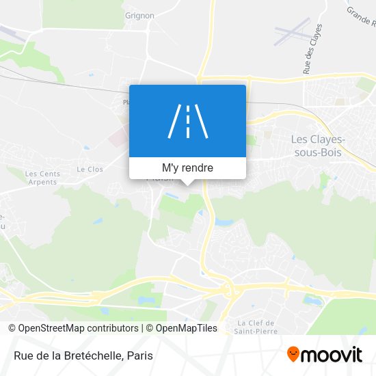 Rue de la Bretéchelle plan