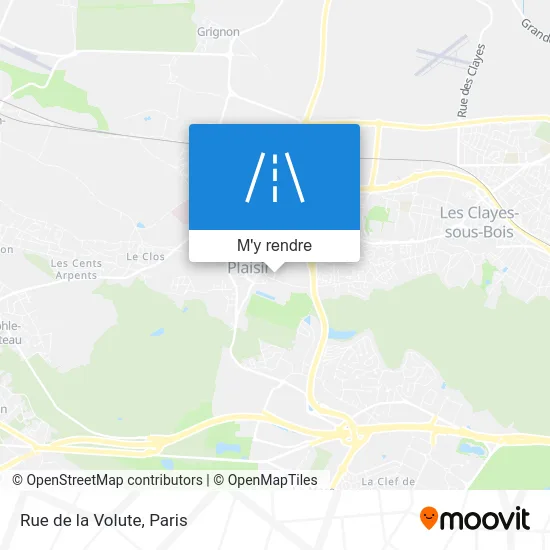 Rue de la Volute plan