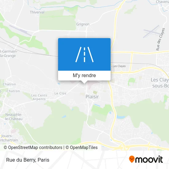 Rue du Berry plan