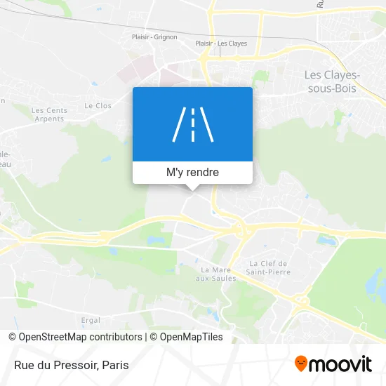 Rue du Pressoir plan