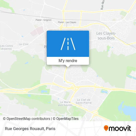 Rue Georges Rouault plan