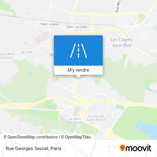 Rue Georges Seurat plan