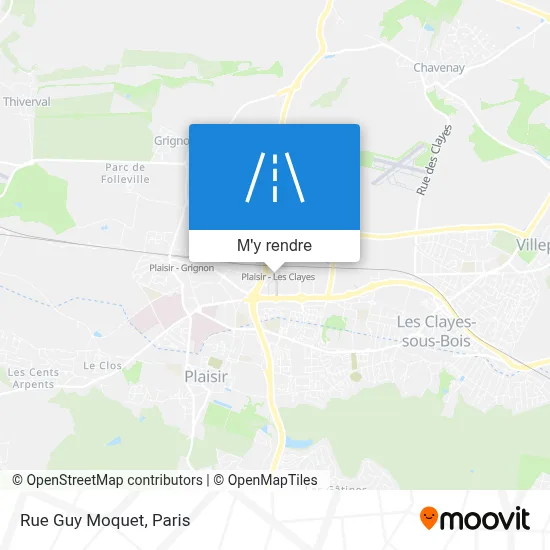 Rue Guy Moquet plan