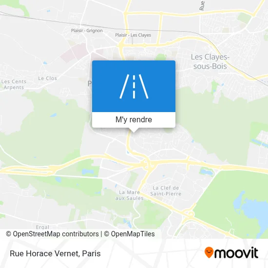 Rue Horace Vernet plan