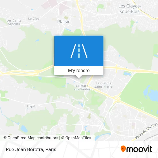 Rue Jean Borotra plan