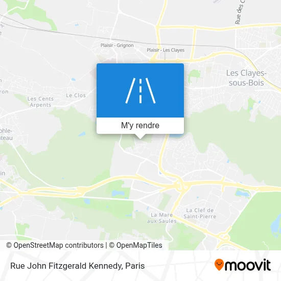 Rue John Fitzgerald Kennedy plan