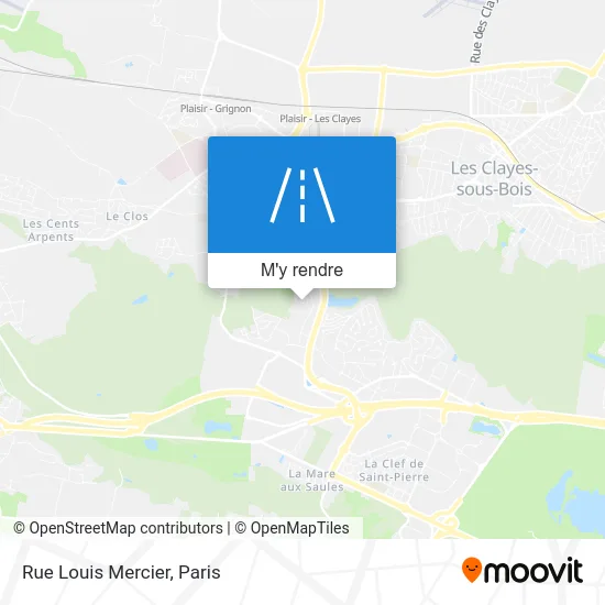 Rue Louis Mercier plan