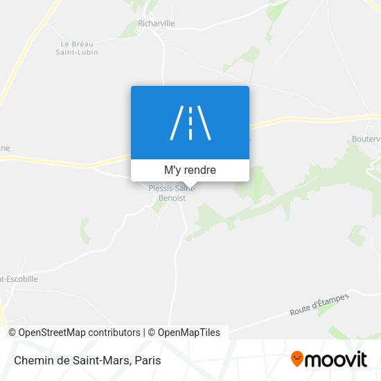 Chemin de Saint-Mars plan