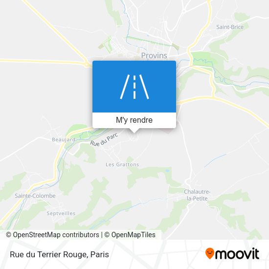 Rue du Terrier Rouge plan