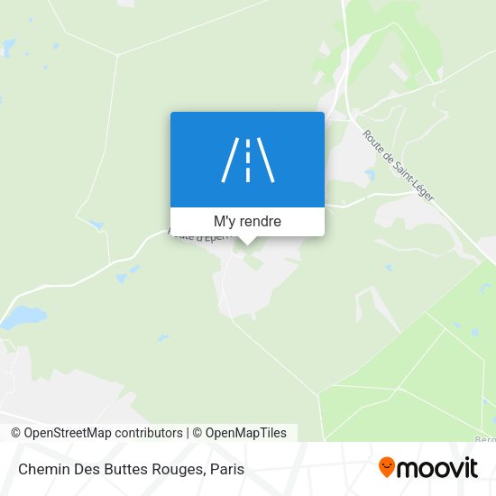 Chemin Des Buttes Rouges plan
