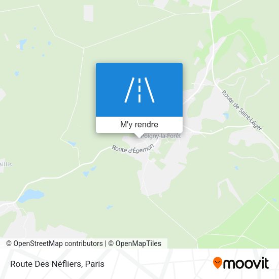 Route Des Néfliers plan