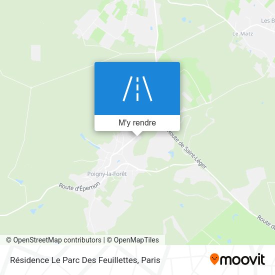 Résidence Le Parc Des Feuillettes plan