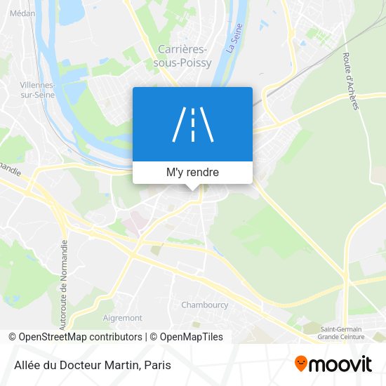 Allée du Docteur Martin plan