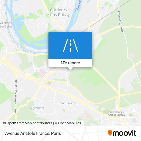 Avenue Anatole France plan