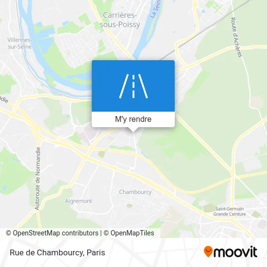 Rue de Chambourcy plan