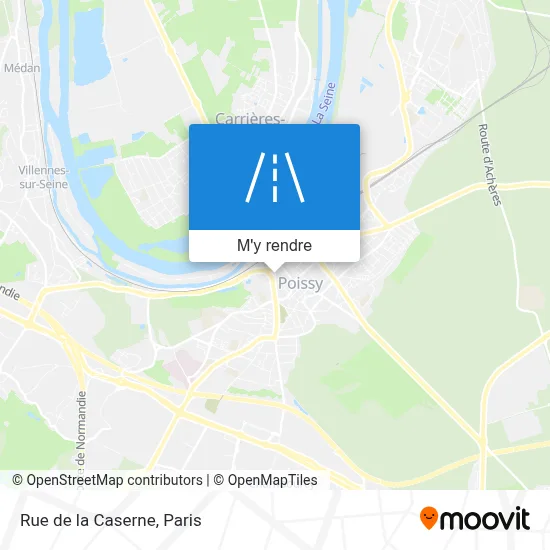 Rue de la Caserne plan