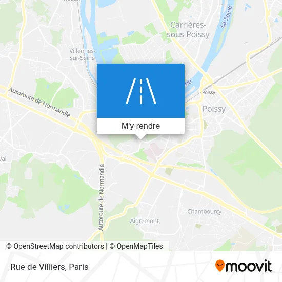 Rue de Villiers plan