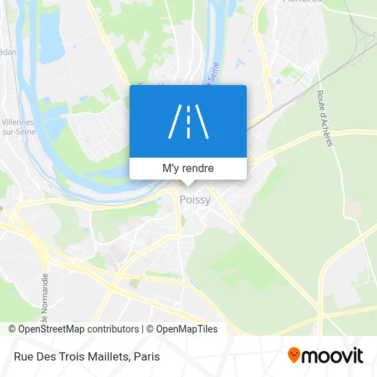 Rue Des Trois Maillets plan