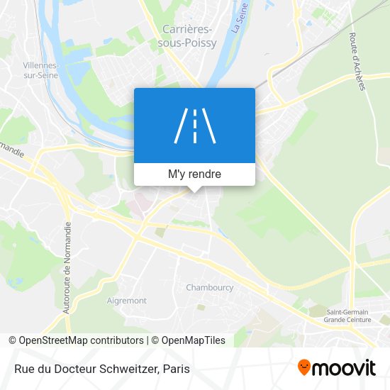 Rue du Docteur Schweitzer plan