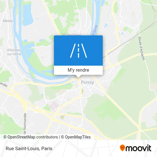 Rue Saint-Louis plan