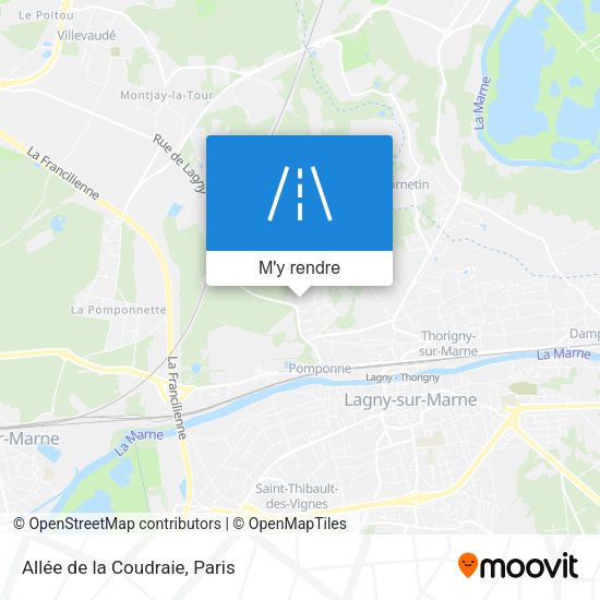 Allée de la Coudraie plan