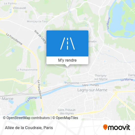 Allée de la Coudraie plan