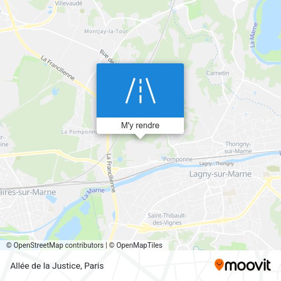 Allée de la Justice plan