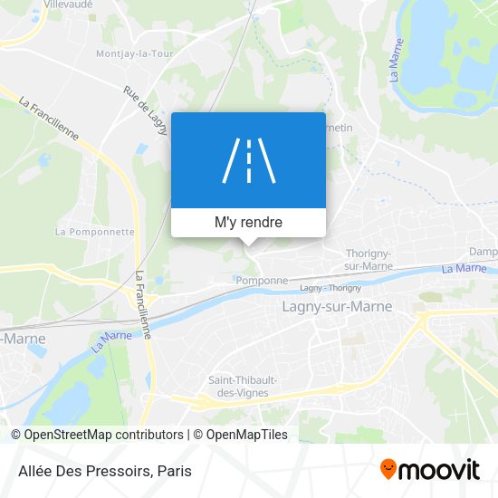 Allée Des Pressoirs plan