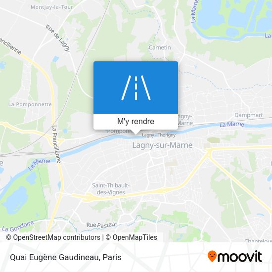 Quai Eugène Gaudineau plan
