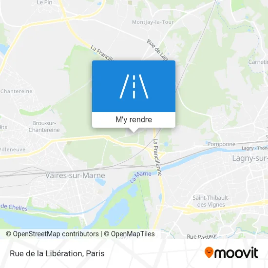 Rue de la Libération plan