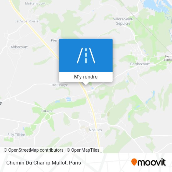 Chemin Du Champ Mullot plan