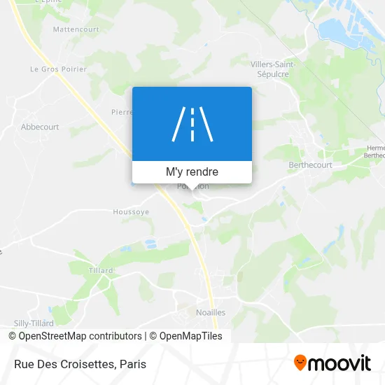 Rue Des Croisettes plan