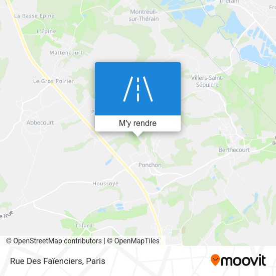 Rue Des Faïenciers plan