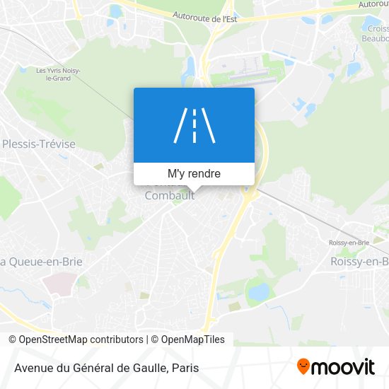 Avenue du Général de Gaulle plan