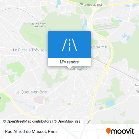 Rue Alfred de Musset plan