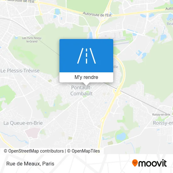 Rue de Meaux plan