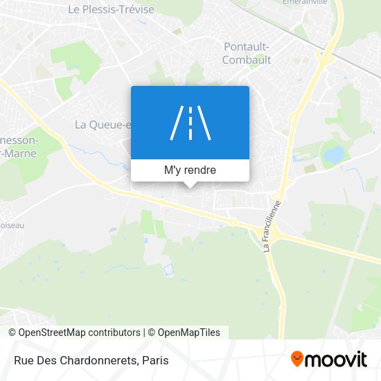 Rue Des Chardonnerets plan