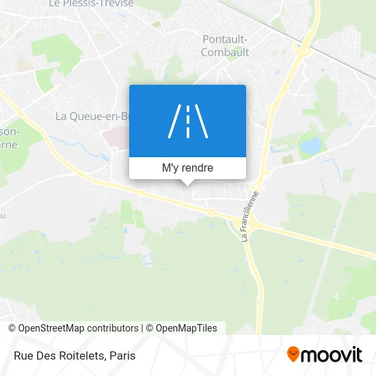 Rue Des Roitelets plan