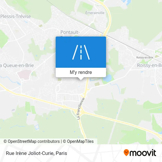 Rue Irène Joliot-Curie plan
