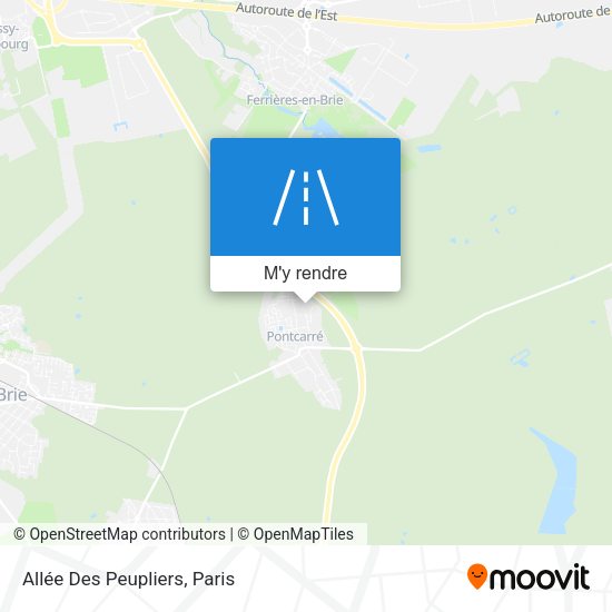 Allée Des Peupliers plan
