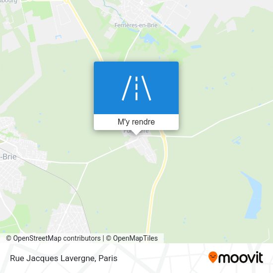 Rue Jacques Lavergne plan
