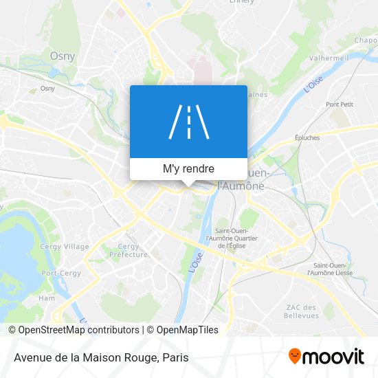 Avenue de la Maison Rouge plan