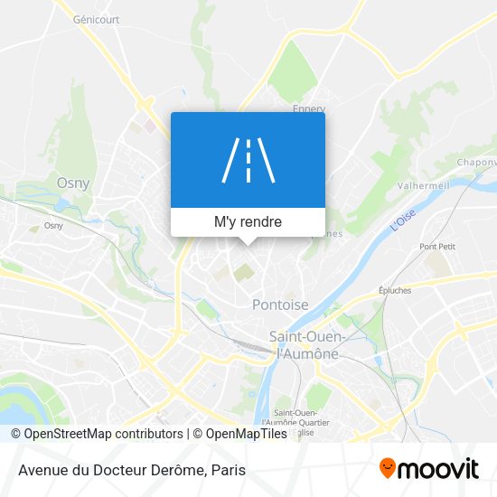 Avenue du Docteur Derôme plan