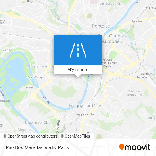 Rue Des Maradas Verts plan